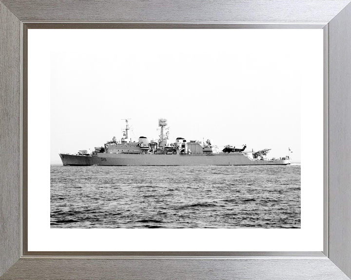 HMS Glamorgan (D19) Royal Navy County Class Destroyer Low Port Beam View Photo Print Wall Art Decor - Posters, Prints, & Visual Artwork - by Hampshire Prints (image 6 of 9)