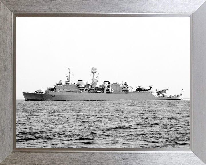 HMS Glamorgan (D19) Royal Navy County Class Destroyer Low Port Beam View Photo Print Wall Art Decor - Posters, Prints, & Visual Artwork - by Hampshire Prints (image 7 of 9)