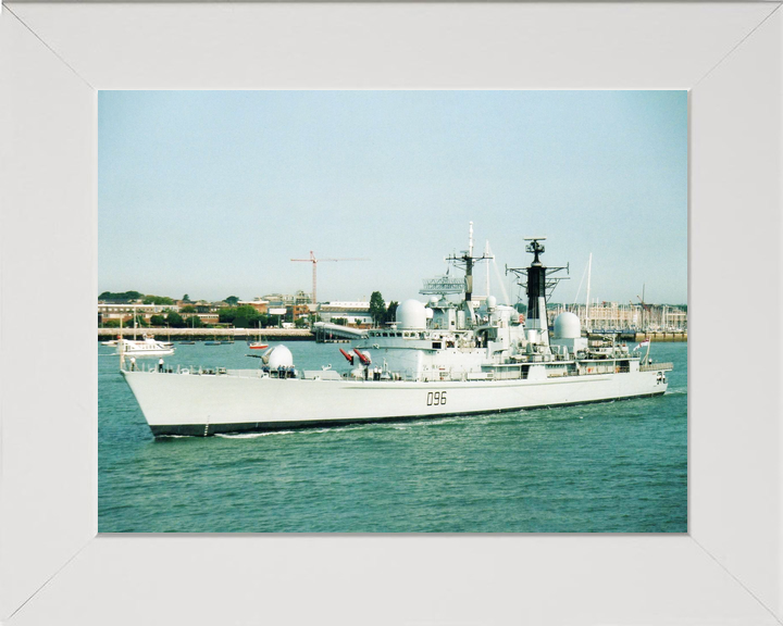 HMS Gloucester (D96) Royal Navy Type 42 Destroyer Leaving Portsmouth Photo Print Wall Art Decor - Posters, Prints, & Visual Artwork - by Hampshire Prints (image 5 of 9)