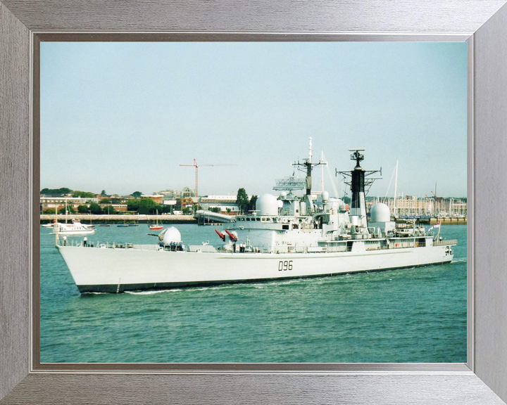 HMS Gloucester (D96) Royal Navy Type 42 Destroyer Leaving Portsmouth Photo Print Wall Art Decor - Posters, Prints, & Visual Artwork - by Hampshire Prints (image 7 of 9)