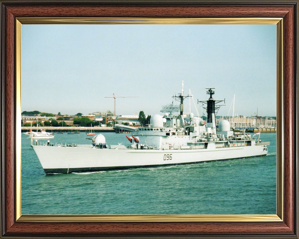 HMS Gloucester (D96) Royal Navy Type 42 Destroyer Leaving Portsmouth Photo Print Wall Art Decor - Posters, Prints, & Visual Artwork - by Hampshire Prints (image 9 of 9)