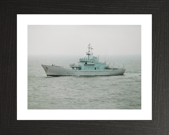 HMS Guernsey (P297) Royal Navy Island Class Patrol Vessel Port Beam View Photo Print Wall Art Decor - Posters, Prints, & Visual Artwork - by Hampshire Prints (image 2 of 9)
