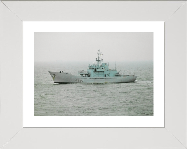 HMS Guernsey (P297) Royal Navy Island Class Patrol Vessel Port Beam View Photo Print Wall Art Decor - Posters, Prints, & Visual Artwork - by Hampshire Prints (image 4 of 9)