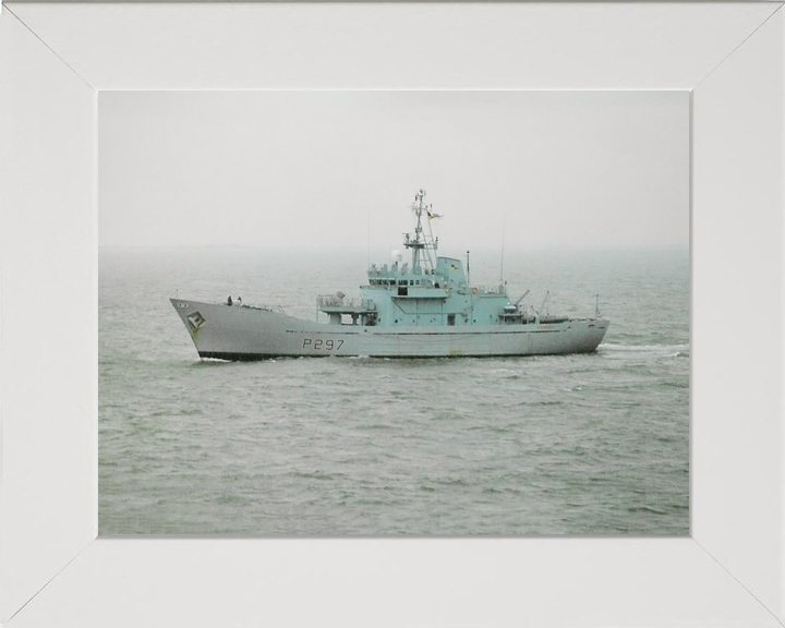 HMS Guernsey (P297) Royal Navy Island Class Patrol Vessel Port Beam View Photo Print Wall Art Decor - Posters, Prints, & Visual Artwork - by Hampshire Prints (image 5 of 9)
