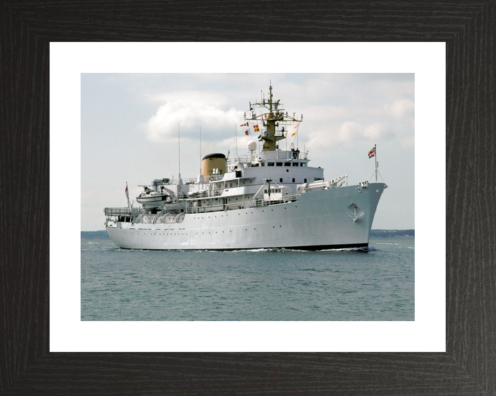 HMS Hecla (A133) Royal Navy Hecla Class Survey Vessel Low Starboard View Photo Print Wall Art Decor - Posters, Prints, & Visual Artwork - by Hampshire Prints (image 2 of 9)
