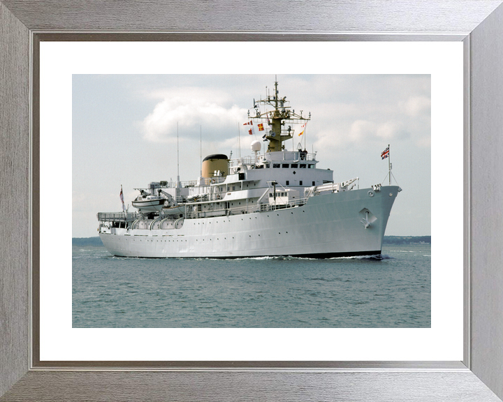 HMS Hecla (A133) Royal Navy Hecla Class Survey Vessel Low Starboard View Photo Print Wall Art Decor - Posters, Prints, & Visual Artwork - by Hampshire Prints (image 6 of 9)
