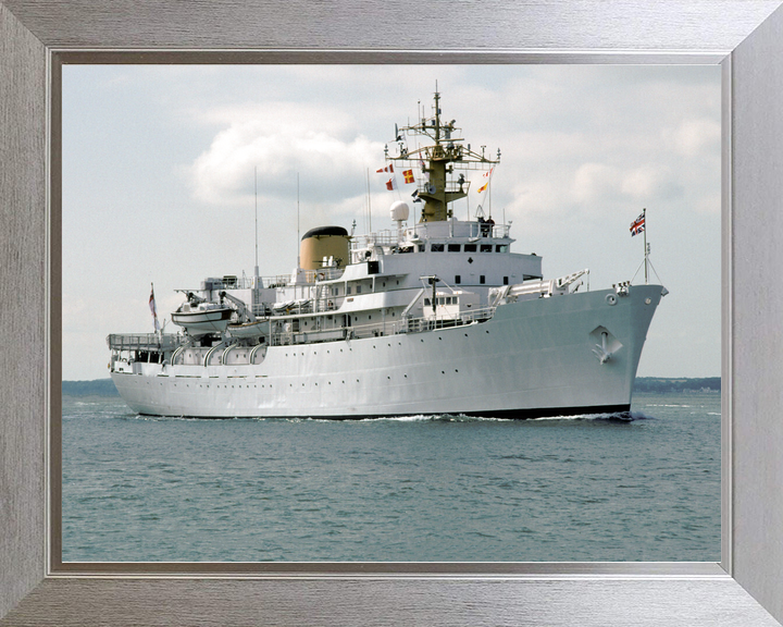 HMS Hecla (A133) Royal Navy Hecla Class Survey Vessel Low Starboard View Photo Print Wall Art Decor - Posters, Prints, & Visual Artwork - by Hampshire Prints (image 7 of 9)