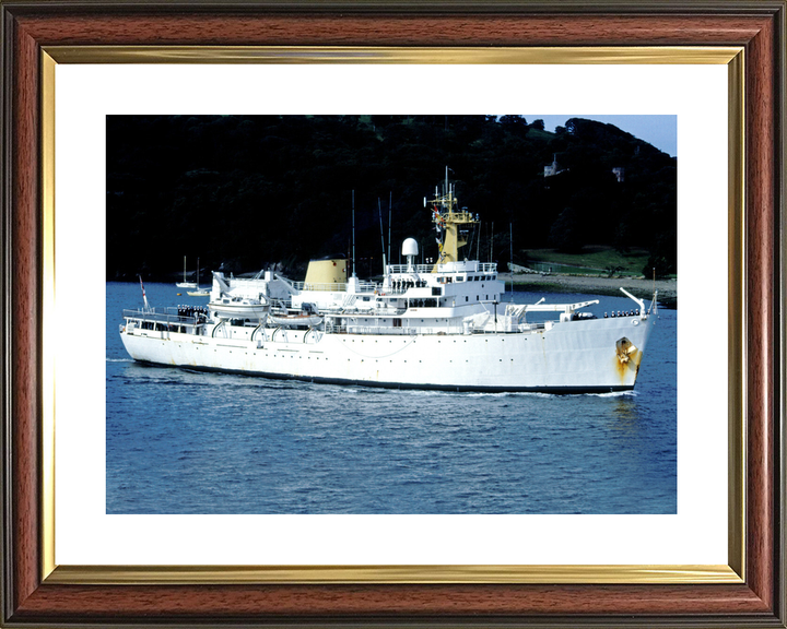 HMS Hecla (A133) Royal Navy Hecla Class Survey Vessel Leaving Port Photo Print Wall Art Decor - Posters, Prints, & Visual Artwork - by Hampshire Prints (image 8 of 9)