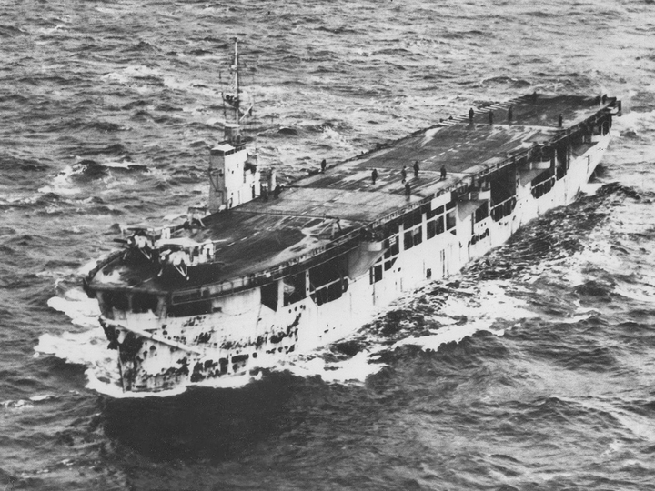 Mv Ancylus Underway Merchant Aircraft Carrier Photo Print - Posters, Prints, & Visual Artwork - by Hampshire Prints (image 1 of 9)