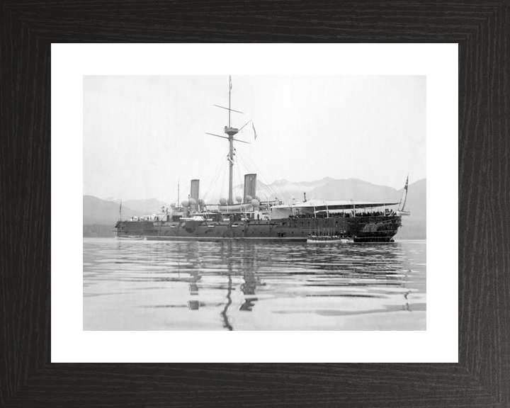HMS Imperieuse (1883) Royal Navy Imperieuse Class Cruiser Starboard View Photo Print Wall Art Decor - Posters, Prints, & Visual Artwork - by Hampshire Prints (image 2 of 9)