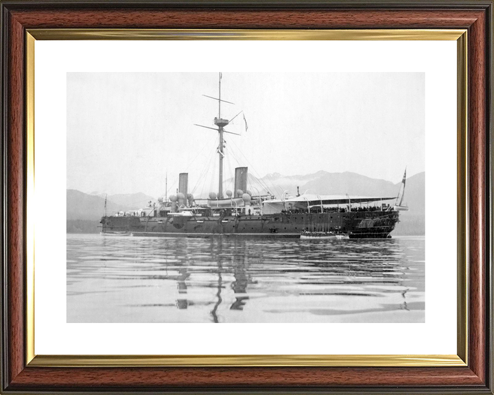 HMS Imperieuse (1883) Royal Navy Imperieuse Class Cruiser Starboard View Photo Print Wall Art Decor - Posters, Prints, & Visual Artwork - by Hampshire Prints (image 8 of 9)