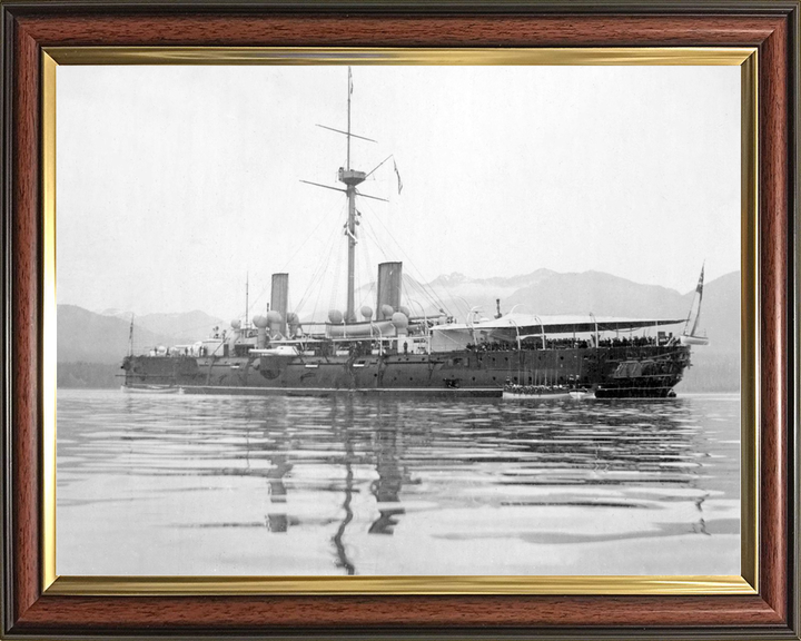 HMS Imperieuse (1883) Royal Navy Imperieuse Class Cruiser Starboard View Photo Print Wall Art Decor - Posters, Prints, & Visual Artwork - by Hampshire Prints (image 9 of 9)