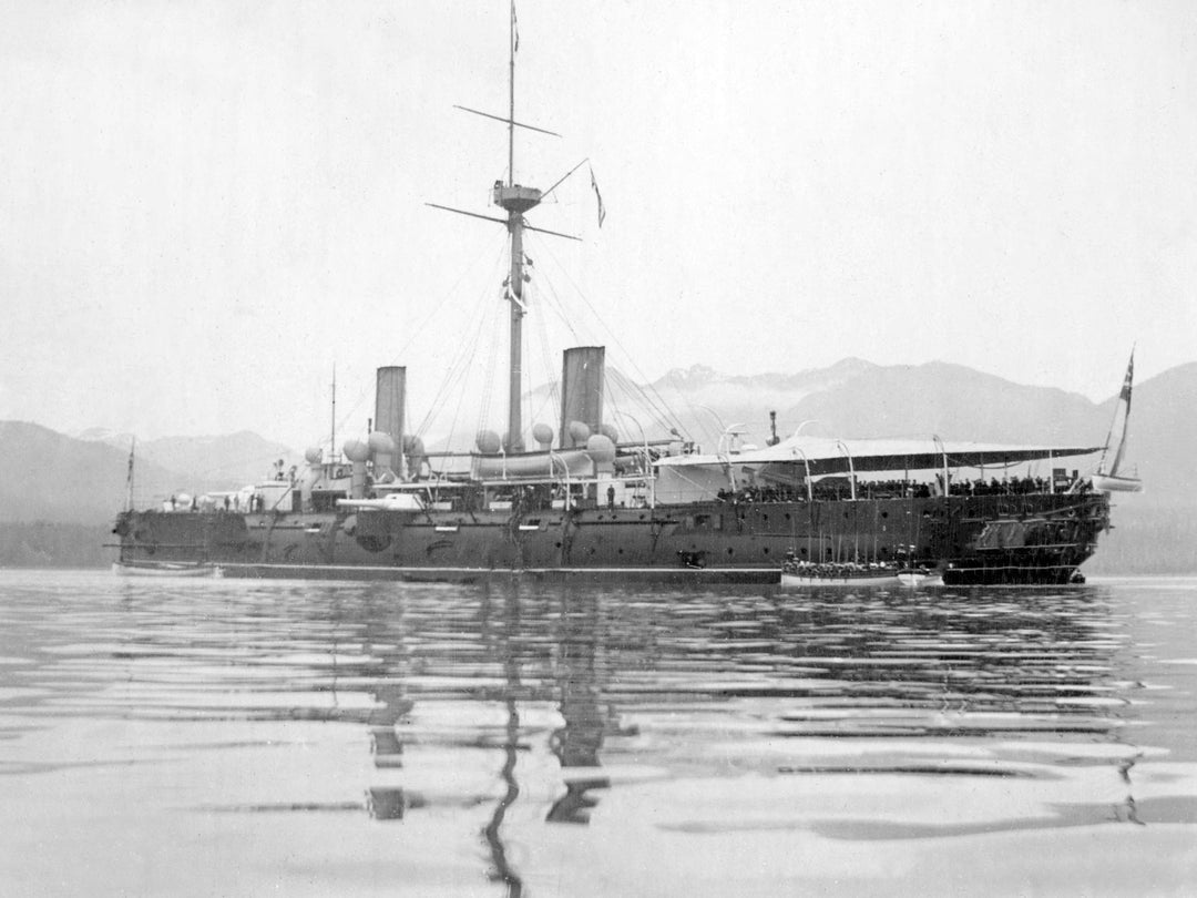HMS Imperieuse (1883) Royal Navy Imperieuse Class Cruiser Starboard View Photo Print Wall Art Decor - Posters, Prints, & Visual Artwork - by Hampshire Prints (image 1 of 9)