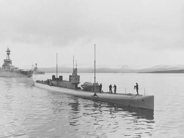 HMS K3 K Class Submarine 1916 to 1918