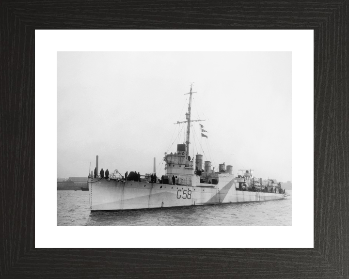 HMS Rockingham G58 Destroyer Port Side Photo Print - Posters, Prints, & Visual Artwork - by Hampshire Prints (image 2 of 9)