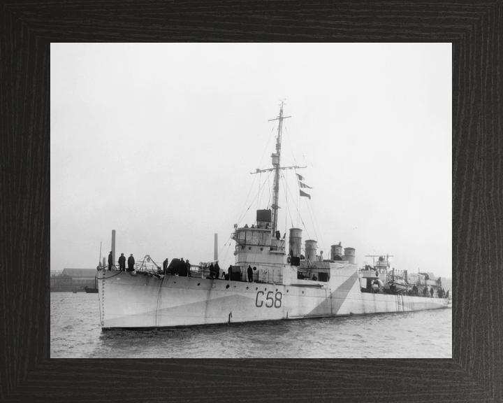 HMS Rockingham G58 Destroyer Port Side Photo Print - Posters, Prints, & Visual Artwork - by Hampshire Prints (image 3 of 9)
