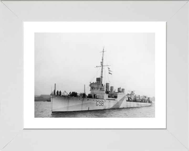 HMS Rockingham G58 Destroyer Port Side Photo Print - Posters, Prints, & Visual Artwork - by Hampshire Prints (image 4 of 9)