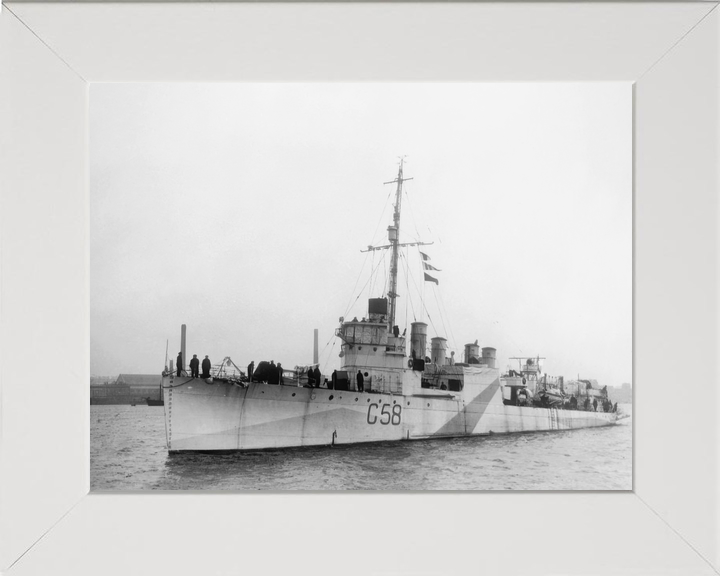 HMS Rockingham G58 Destroyer Port Side Photo Print - Posters, Prints, & Visual Artwork - by Hampshire Prints (image 5 of 9)
