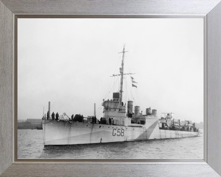 HMS Rockingham G58 Destroyer Port Side Photo Print - Posters, Prints, & Visual Artwork - by Hampshire Prints (image 7 of 9)