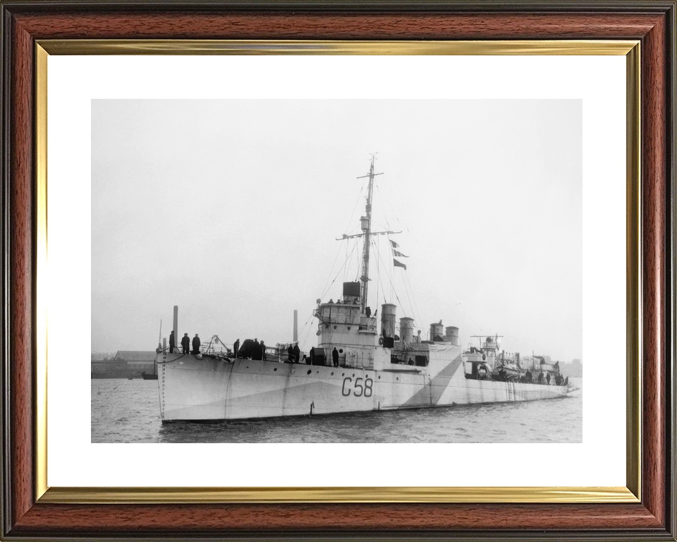 HMS Rockingham G58 Destroyer Port Side Photo Print - Posters, Prints, & Visual Artwork - by Hampshire Prints (image 8 of 9)