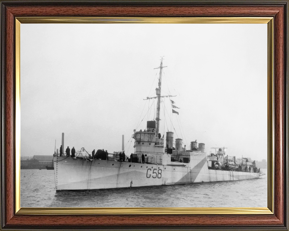 HMS Rockingham G58 Destroyer Port Side Photo Print - Posters, Prints, & Visual Artwork - by Hampshire Prints (image 9 of 9)
