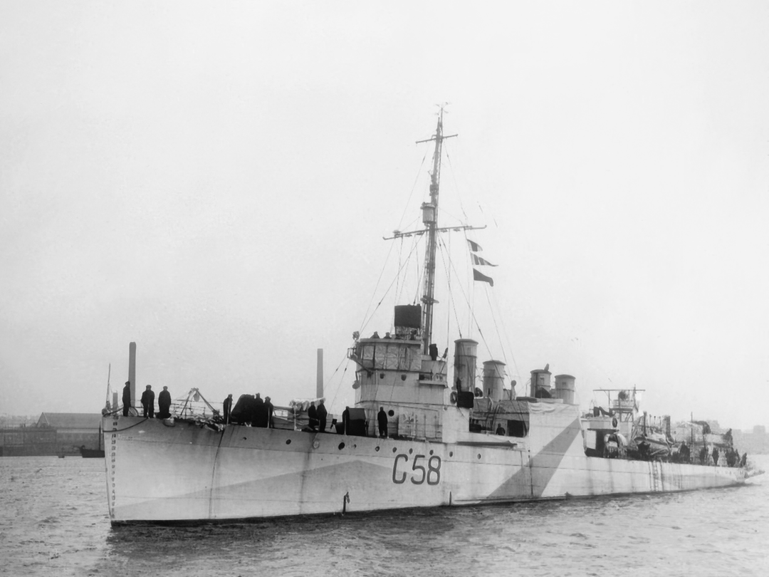 HMS Rockingham G58 Destroyer Port Side Photo Print - Posters, Prints, & Visual Artwork - by Hampshire Prints (image 1 of 9)