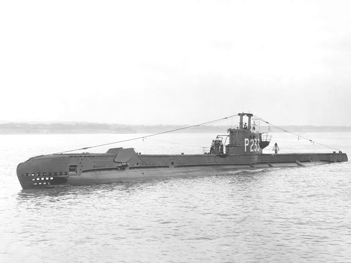 HMS Storm P233 S Class Submarine 1943