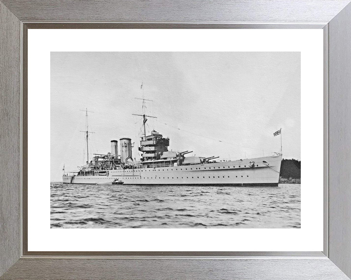 HMS York 90 York Class Heavy Cruiser Warship At Anchor Photo Print - Posters, Prints, & Visual Artwork - by Hampshire Prints (image 6 of 9)