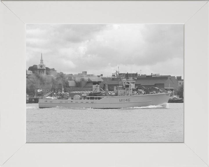 HMS Hodgeston (M1146) Royal Navy Ton Class Minesweeper Starboard Beam View Photo Print Wall Art Decor - Posters, Prints, & Visual Artwork - by Hampshire Prints (image 5 of 9)