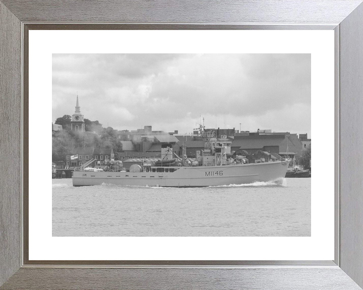 HMS Hodgeston (M1146) Royal Navy Ton Class Minesweeper Starboard Beam View Photo Print Wall Art Decor - Posters, Prints, & Visual Artwork - by Hampshire Prints (image 6 of 9)