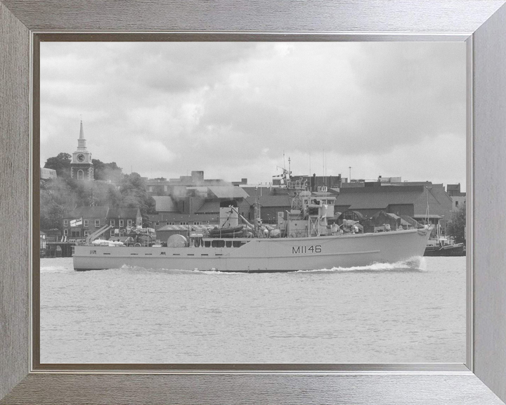 HMS Hodgeston (M1146) Royal Navy Ton Class Minesweeper Starboard Beam View Photo Print Wall Art Decor - Posters, Prints, & Visual Artwork - by Hampshire Prints (image 7 of 9)