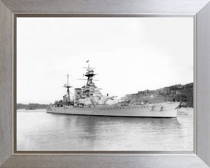 HMS Hood (51) Royal Navy Admiral Class Battlecruiser Valletta Malta Photo Print Wall Art Decor - Posters, Prints, & Visual Artwork - by Hampshire Prints (image 7 of 9)