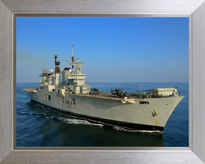 HMS Illustrious (R06) Royal Navy Invincible Class Aircraft Carrier Starboard Bow Photo Print Wall Art Decor - Posters, Prints, & Visual Artwork - by Hampshire Prints (image 7 of 9)