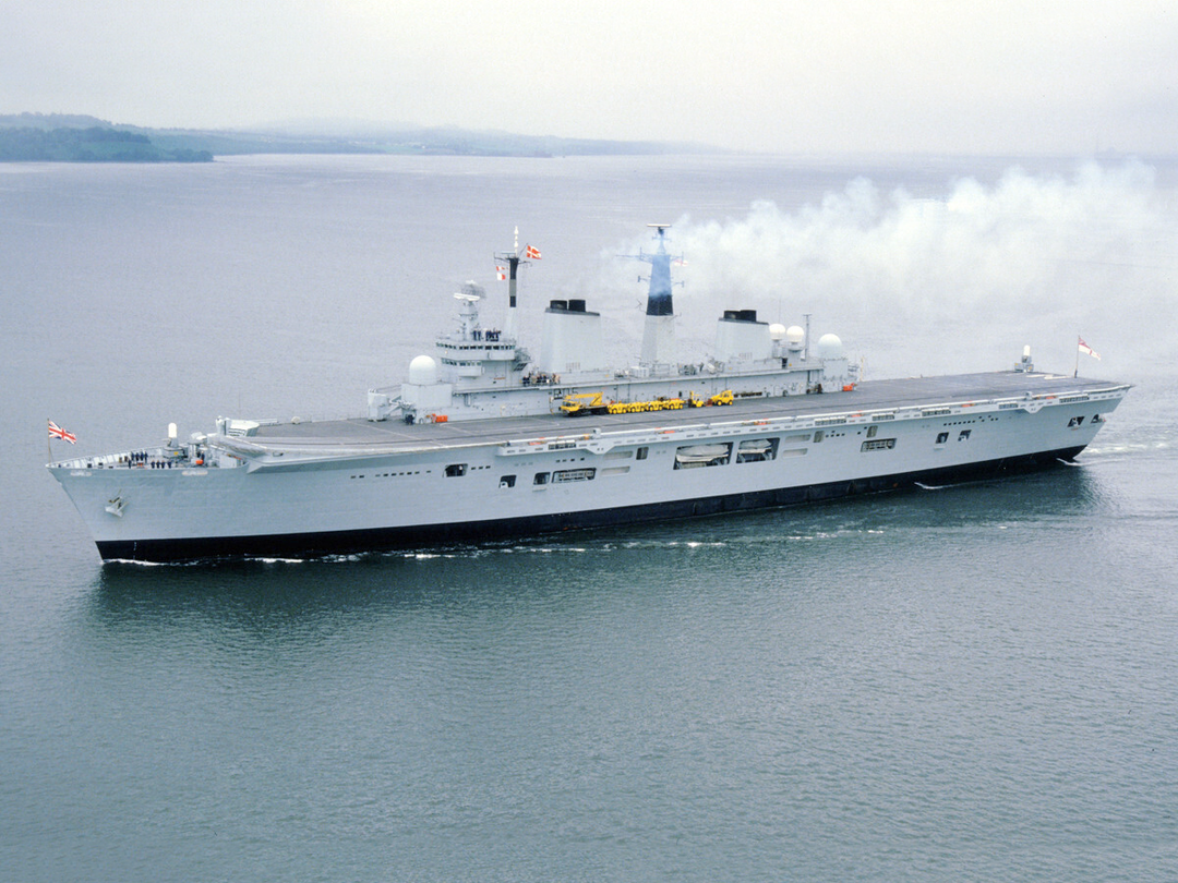 HMS Invincible R05 Invincible Class Aircraft Carrier June 1985 Photo Print - Posters, Prints, & Visual Artwork - by Hampshire Prints (image 1 of 9)