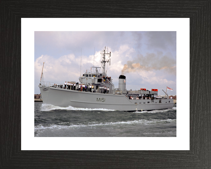 HMS Iveston M1151 Ton Class Minesweeper July 1992 Photo Print - Posters, Prints, & Visual Artwork - by Hampshire Prints (image 2 of 9)