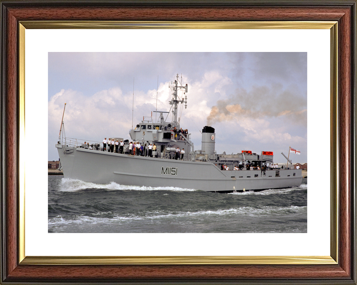 HMS Iveston M1151 Ton Class Minesweeper July 1992 Photo Print - Posters, Prints, & Visual Artwork - by Hampshire Prints (image 8 of 9)
