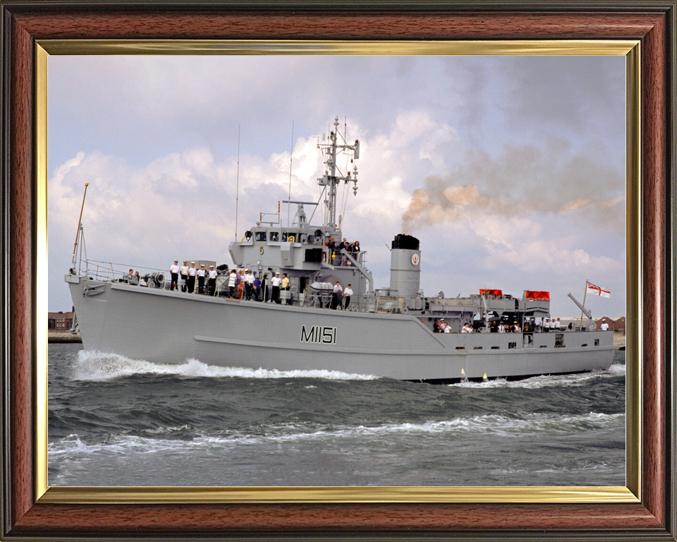 HMS Iveston M1151 Ton Class Minesweeper July 1992 Photo Print - Posters, Prints, & Visual Artwork - by Hampshire Prints (image 9 of 9)