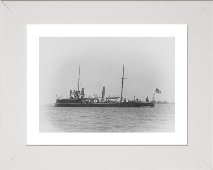 HMS Karrakatta 1889 Sharpshooter Class Torpedo Boat 1905 Photo Print - Posters, Prints, & Visual Artwork - by Hampshire Prints (image 4 of 9)