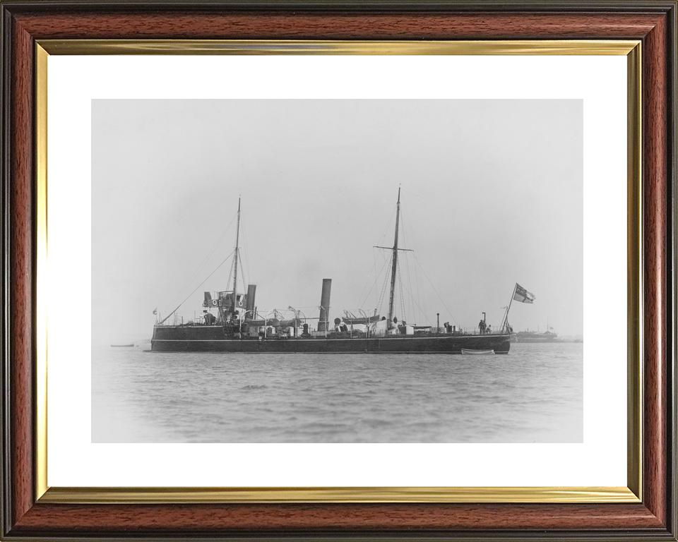 HMS Karrakatta 1889 Sharpshooter Class Torpedo Boat 1905 Photo Print - Posters, Prints, & Visual Artwork - by Hampshire Prints (image 8 of 9)