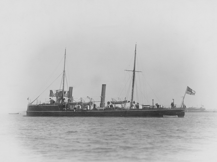 HMS Karrakatta 1889 Sharpshooter Class Torpedo Boat 1905 Photo Print - Posters, Prints, & Visual Artwork - by Hampshire Prints (image 1 of 9)