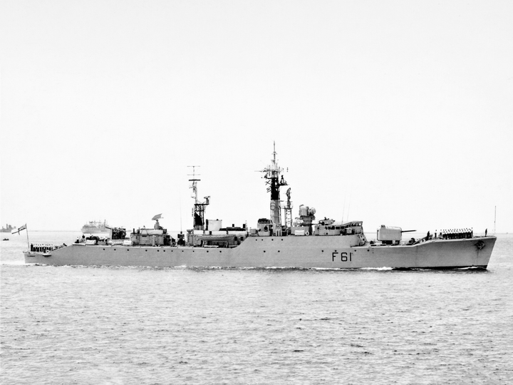 HMS Llandaff F61 Salisbury Class Frigate 1966 Photo Print - Posters, Prints, & Visual Artwork - by Hampshire Prints (image 1 of 9)