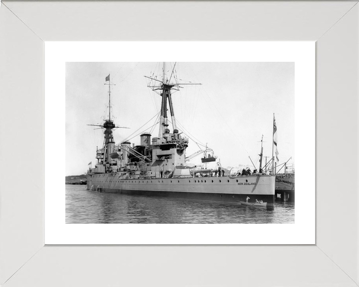HMS New Zealand 1911 Indefatigable Class Cruiser Photo Print - Posters, Prints, & Visual Artwork - by Hampshire Prints (image 4 of 9)