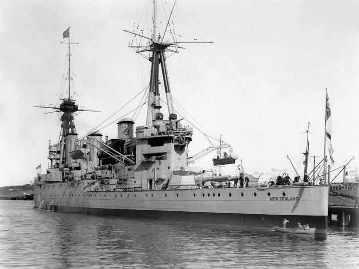 HMS New Zealand 1911 Indefatigable Class Cruiser Photo Print - Posters, Prints, & Visual Artwork - by Hampshire Prints (image 1 of 9)