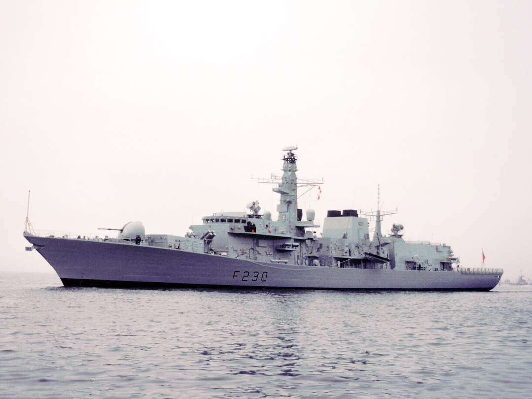 HMS Norfolk F230 Type 23 Frigate November 1989 Photo Print - Posters, Prints, & Visual Artwork - by Hampshire Prints (image 1 of 9)