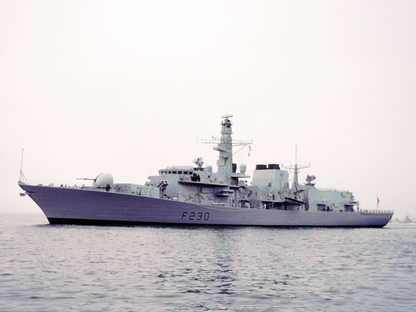 HMS Norfolk F230 Type 23 Frigate November 1989