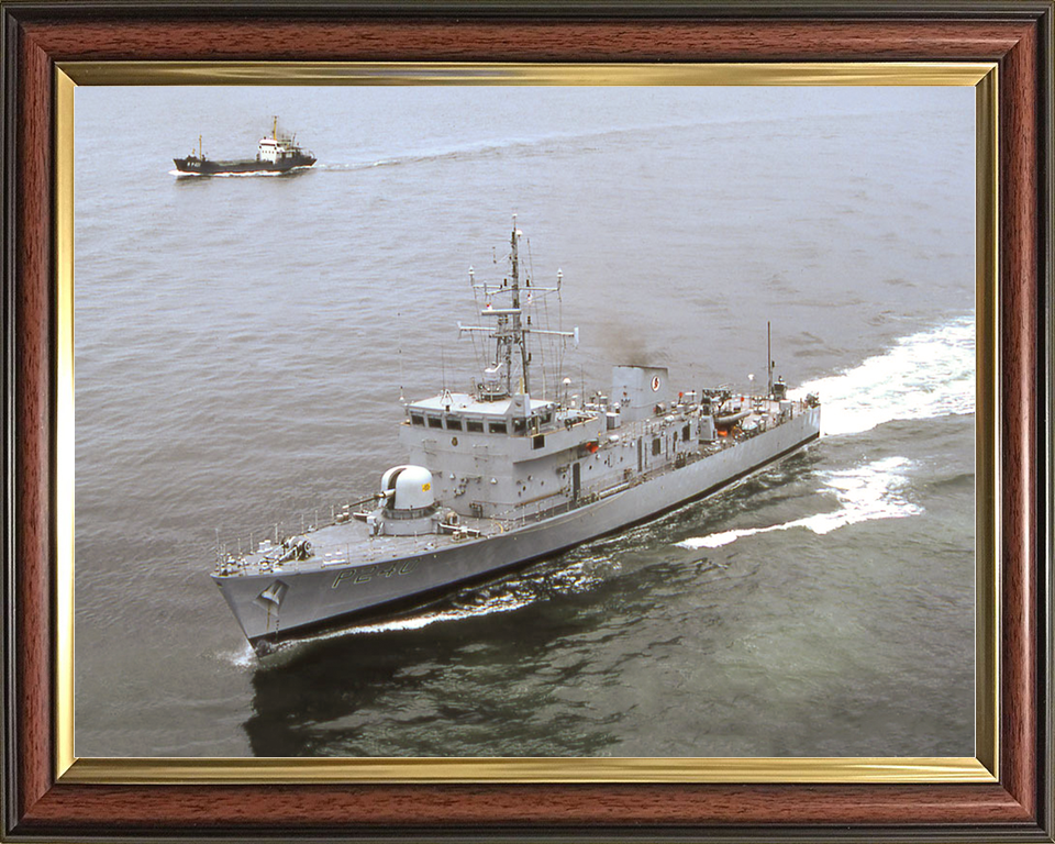 HMS Plover P240 Peacock Class Patrol Vessel July 1986 Port Box View Photo Print - Posters, Prints, & Visual Artwork - by Hampshire Prints (image 9 of 9)