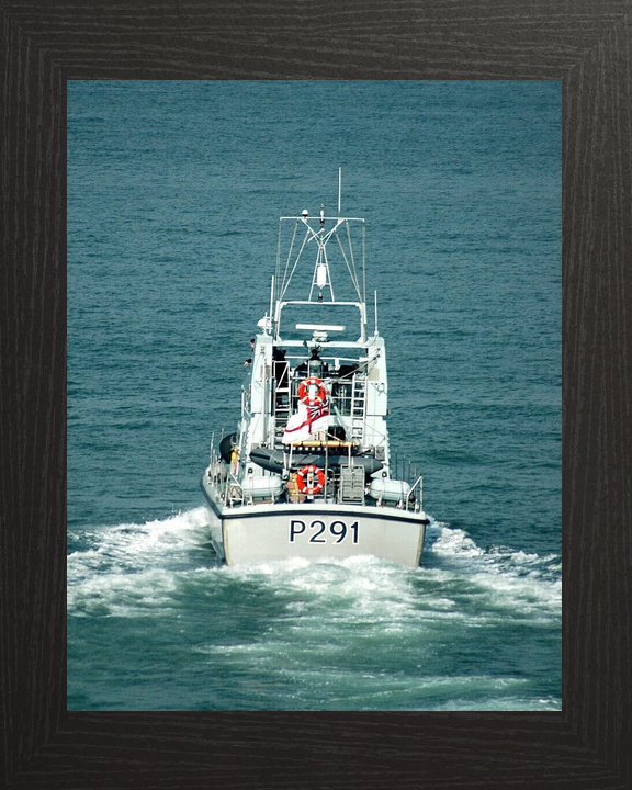 HMS Puncher P291 Archer Class P2000 Patrol Vessel October 2005 Stern View Photo Print - Posters, Prints, & Visual Artwork - by Hampshire Prints (image 3 of 9)