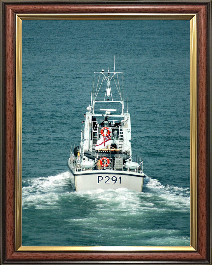 HMS Puncher P291 Archer Class P2000 Patrol Vessel October 2005 Stern View Photo Print - Posters, Prints, & Visual Artwork - by Hampshire Prints (image 9 of 9)