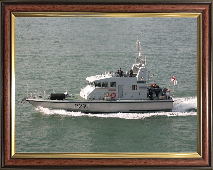 HMS Puncher P291 Archer Class P2000 Patrol Vessel October 2005 At Sea Photo Print - Posters, Prints, & Visual Artwork - by Hampshire Prints (image 9 of 9)