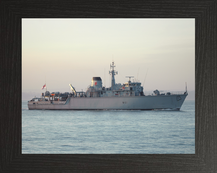 HMS Quorn M41 Hunt Class Minehunter November 2014 Photo Print - Posters, Prints, & Visual Artwork - by Hampshire Prints (image 3 of 9)